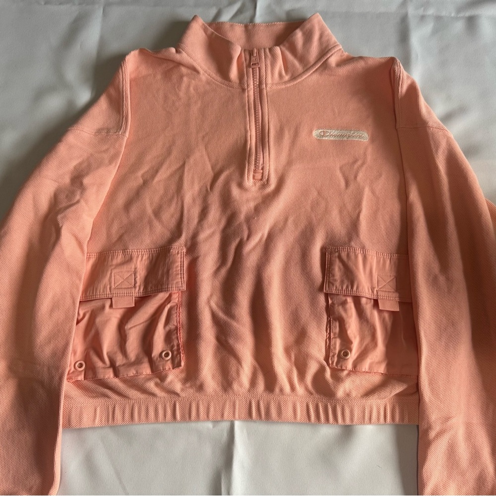 Champion Coral Quarter-Zip Pullover